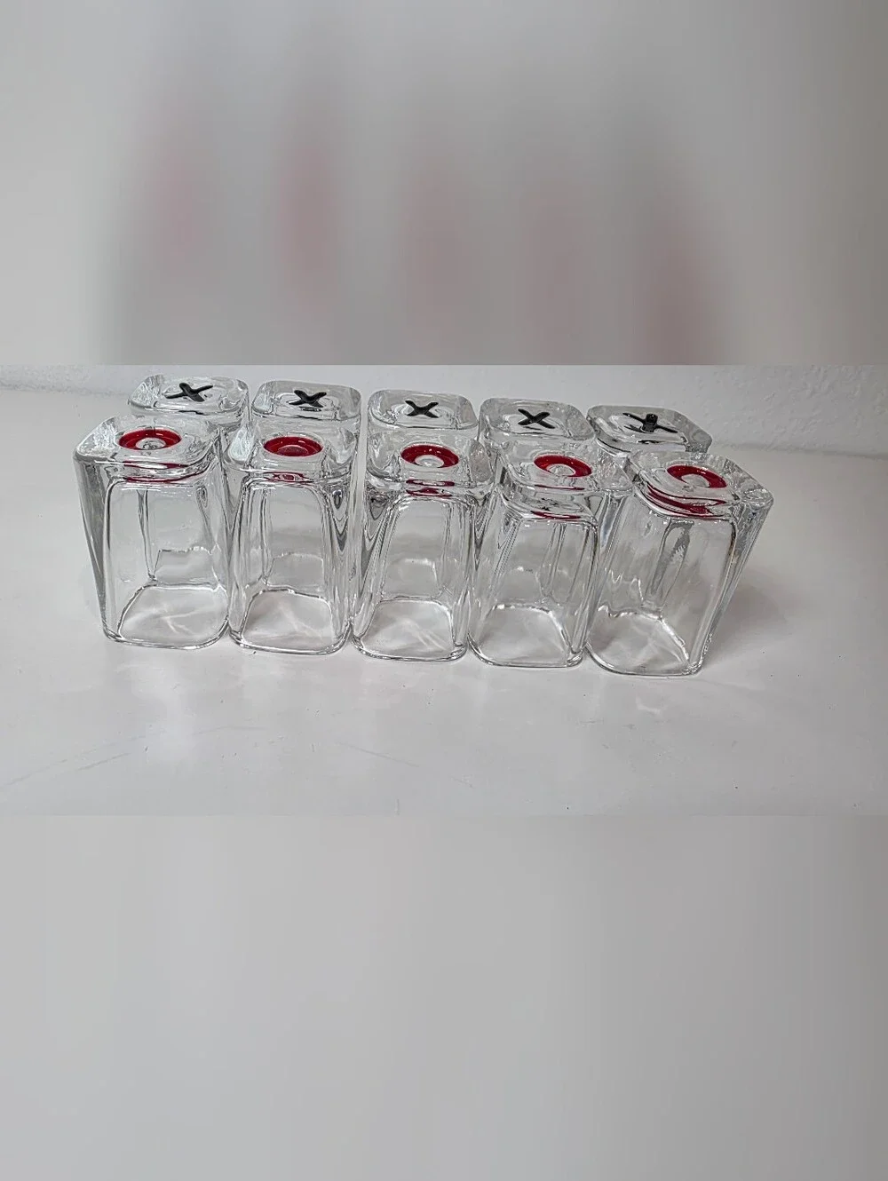 Tic Tac Toe Shot Glass Game Set